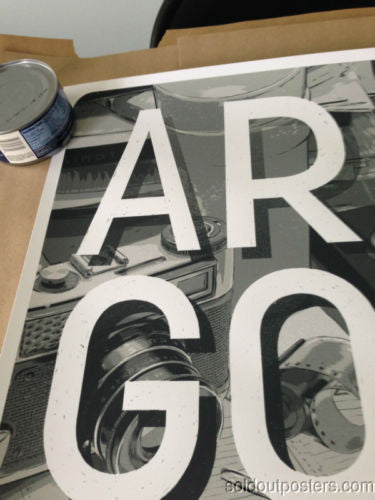 Argo - 2013 Matthew Woodson poster print Mondo numbered