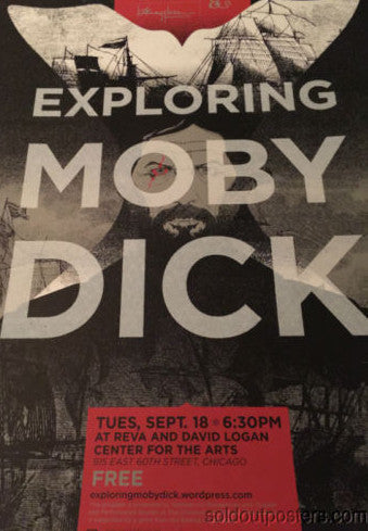Exploring Moby Dick  - Delicious Design poster print Chicago, IL David Logan Art