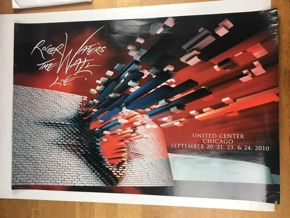 Roger Waters - 2010 Gerald Scarfe Poster Chicago, IL United Center