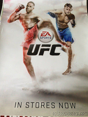 UFC poster print MMA mixed martial arts EA Sports promo poster