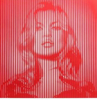 Fame Moss Kate Moss - 2015 Mr. Brainwash poster print RED ON RED ed of 65 MBW