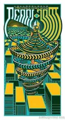 Pearl Jam - 2013 Brad Klausen print  Lollapalooza poster Sao Paulo, Brazil S/N