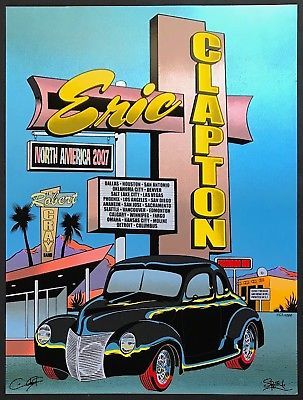 Eric Clapton - 2007 Ron Donovan Firehouse poster North America