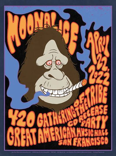 Moonalice - 2022 Roy G Biv poster San Francisco, CA M1265