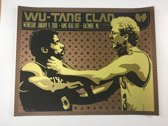 Wu-Tang Clan - 2008 Todd Slater Poster Baltimore, MD Ram's Head Live