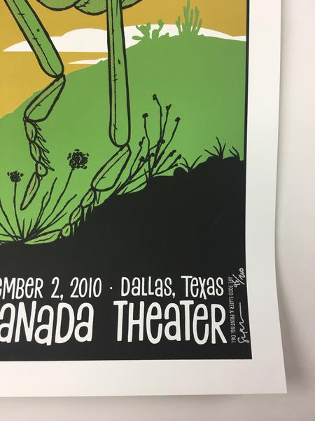 Of Montreal - 2010 Todd Slater Poster Dallas, TX Granada Theater