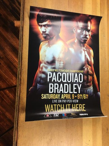 Boxing - 2016 Pacquiao vs Bradley Poster