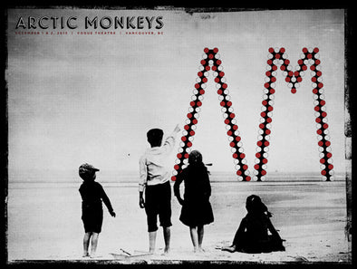 Arctic Monkeys - 2013 Third Alert Designs poster Vancouver, BC Orpheum