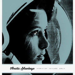 Arctic Monkeys - 2014 Third Alert Designs poster Miami The Fillmore