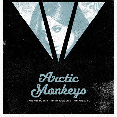 Arctic Monkeys - 2014 Third Alert Designs poster Orlando