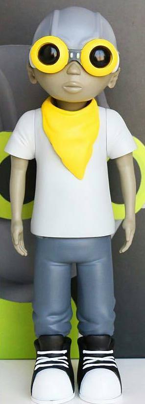 Fly Boy Action Figure - 2017 Hebru Brantley Mellow Yellow ed Flyboy C2E2 Exclusi
