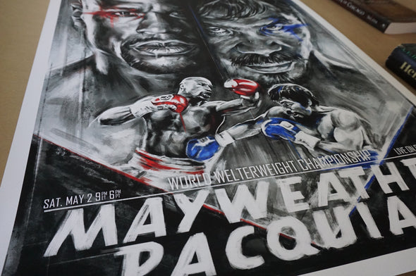 The Rematch Mayweather v Pacquiao - 2014 Robert Bruno Poster Money
