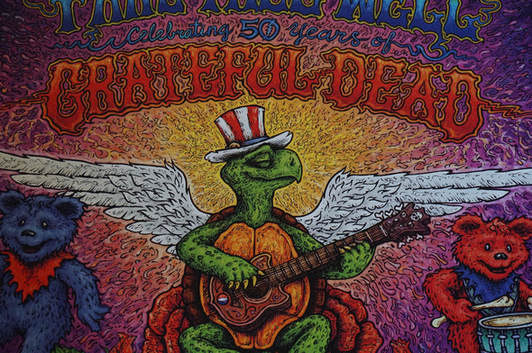 Grateful Dead - 2015 Marq Spusta Poster Chicago, IL Fare Thee Well
