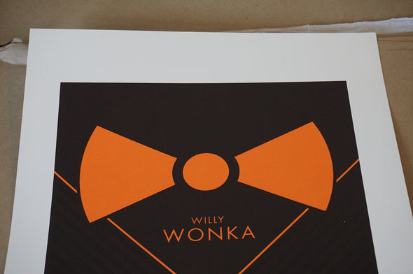 Wonka Nutty Crunch - 2015 Justin Van Genderen Poster Gene Wilder