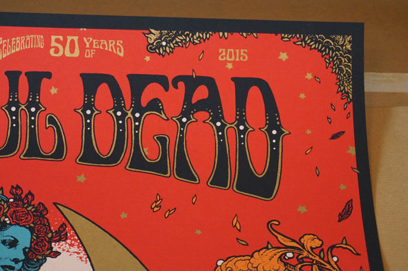 Grateful Dead - 2015 Richey Beckett Poster Santa Clara, CA