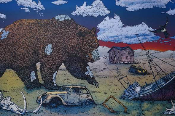 Maintenance of the Bear - 2016 David Welker poster print Lucid Dreamscapes Galer