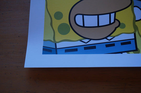 Homerbob - 2015 Jerkface poster print Homer Simpson 1st edition signed