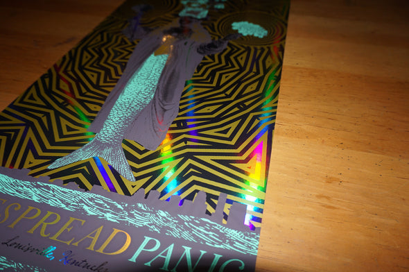 Widespread Panic - 2015 Nate Duval poster print Louisville KY FOIL VARIANT