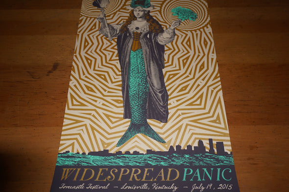 Widespread Panic - 2015 Nate Duval poster print Louisville KY AE