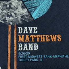 Dave Matthews Band - 2009 Methane Studios poster print First Midwest Tinley