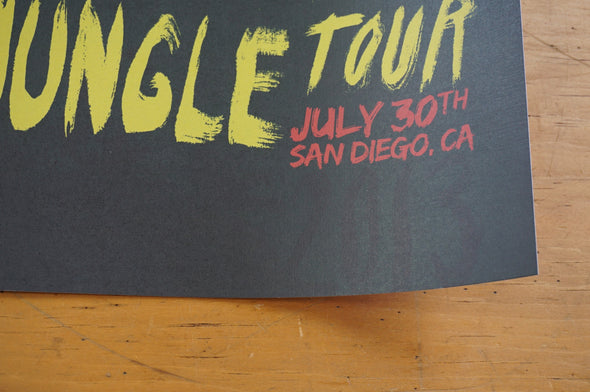 Bruno Mars - 2013 Moonshine Jungle Tour poster print San Deigo CA