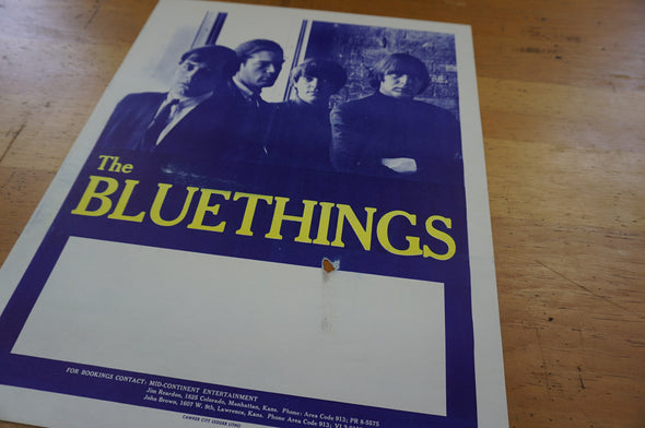 The Bluethings - Vintage tour poster limited edition punk folk Kansas