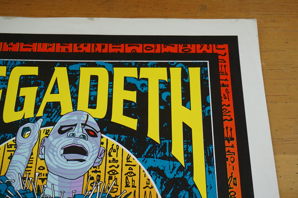 Megadeth - 1997 Gregg Gordon poster Mesa Amphitheater
