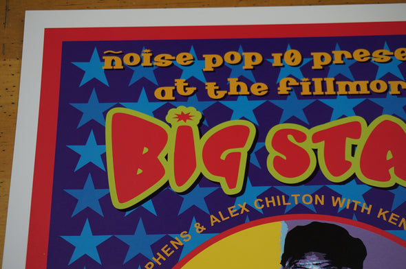 Big Star - 2002 Dennis Loren poster Fillmore Auditorium