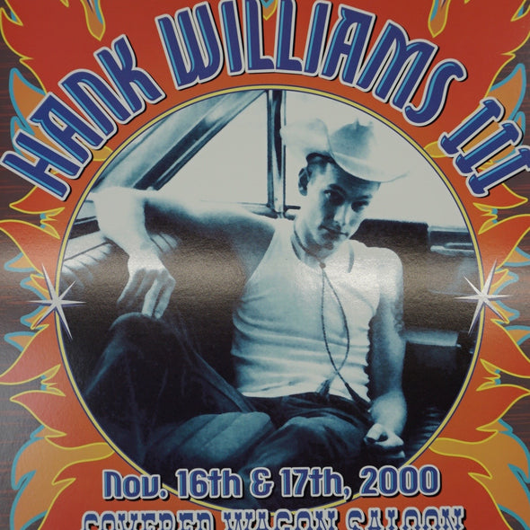 Hank Williams III - 2000 Dennis Loren poster San Francisco