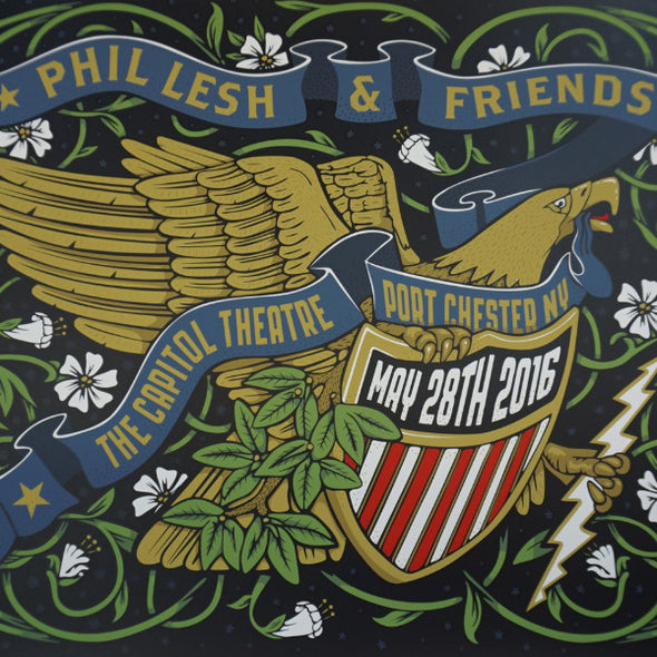Phil Lesh & Friends - 2016 Melvin Seals poster Grateful Dead