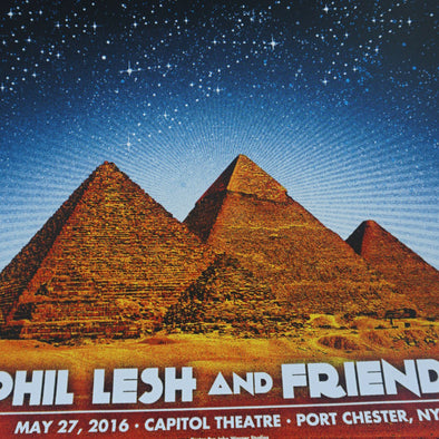 Phil Lesh & Friends - 2016 John Warner poster Grateful Dead