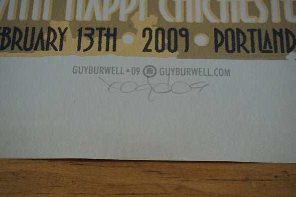 Mark Lanegan - 2009 Guy Burwell poster Greg Dulli Portland