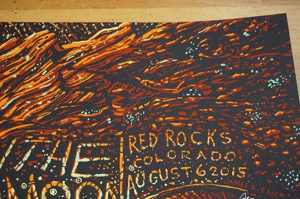 Walk The Moon - 2015 James Eads poster Red Rocks, CO