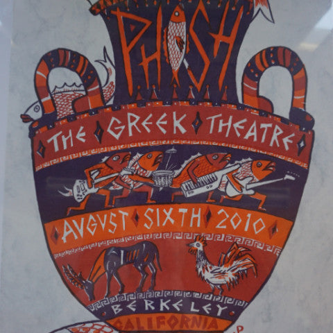 Phish - 2010 Jim Pollock poster Berkely, CA The Greek Theatre