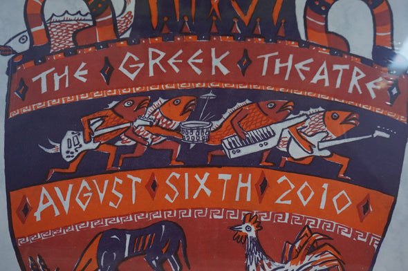 Phish - 2010 Jim Pollock poster Berkely, CA The Greek Theatre