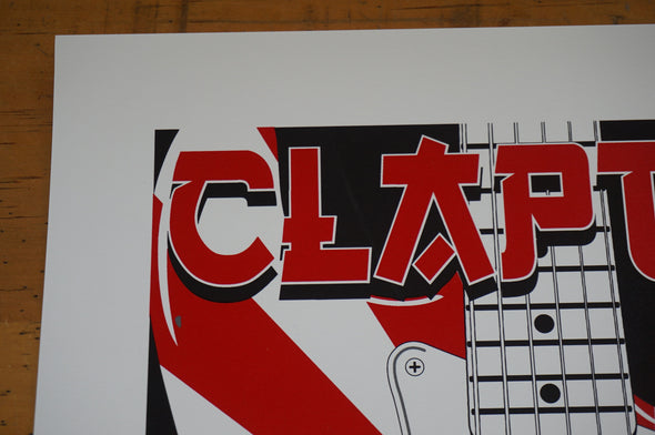 Eric Clapton - 2016 poster Tokyo Japan Budokan Hall