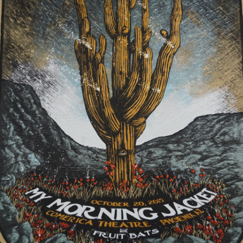 My Morning Jacket - 2015 Zeb Love poster Phoenix, AZ Jim James