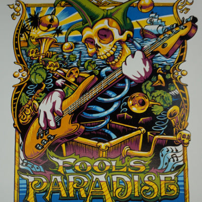 Fool's Paradise - 2016 AJ Masthay poster St Augustine, FL