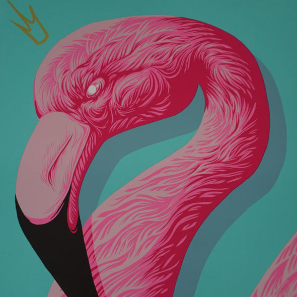 Flamingo Queen - 2016 Andrew Ghrist poster Galerie F
