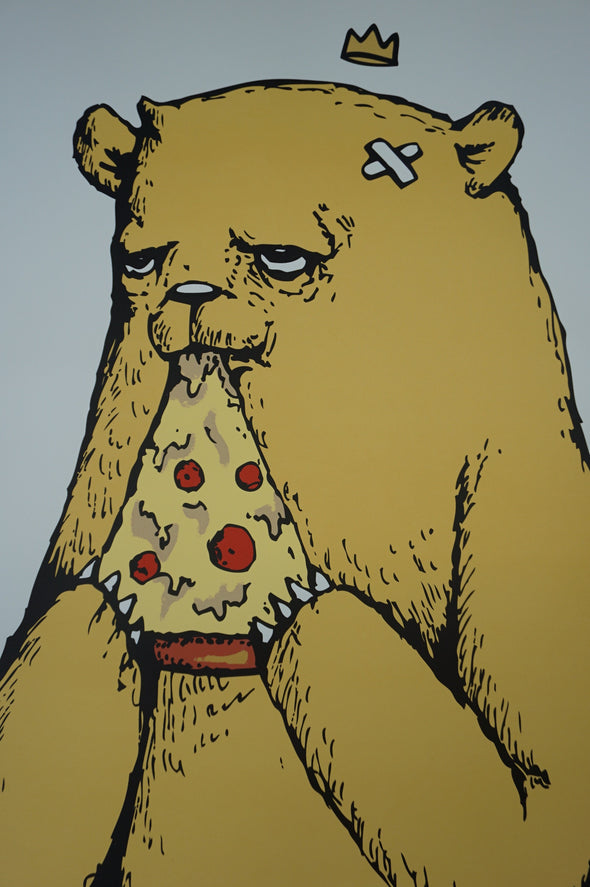 Pizza Party - 2016 JC Rivera poster Galerie F Chicago