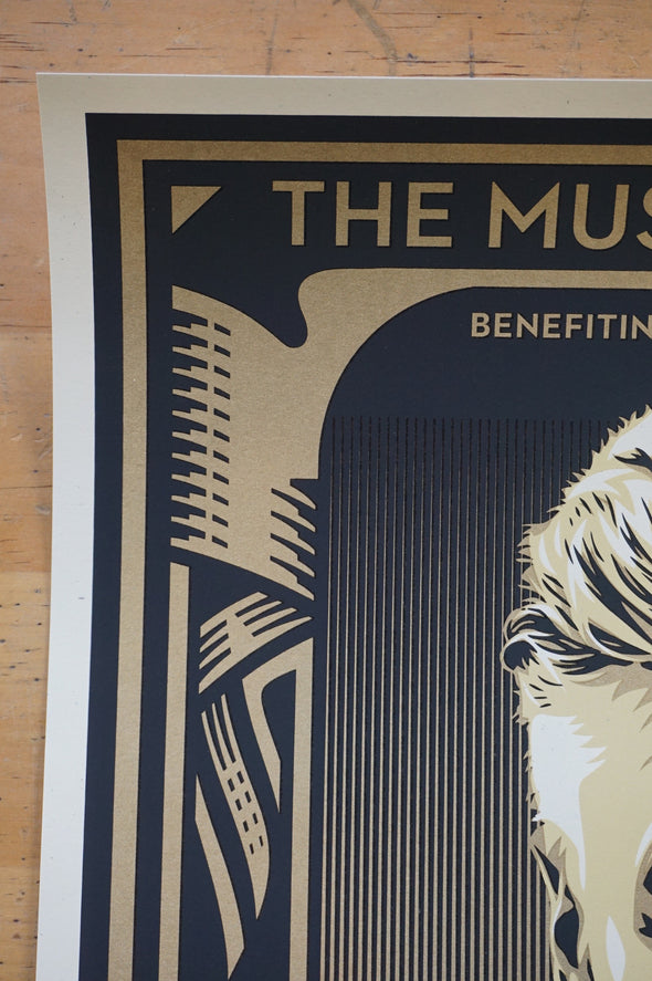 The Music of David Lynch - 2015 Shepard Fairey poster Twin Peaks