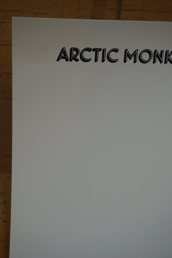 Arctic Monkeys - 2013 Third Alert Designs poster Oakland CA Fox Theater