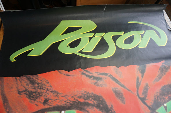 Poison - 1988 Open Up and Say Ahh! poster HUGE XL Large Vintage