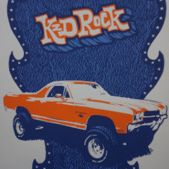 Kid Rock - 2006 Billy Perkins poster Austin Texas Frank Erwin Center