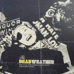 The Dead Weather - 2009 Methane Studios poster Vancouver, BC