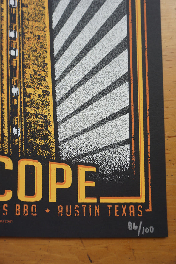 Citizen Cope - 2010 John Warner poster Austin, Texas Stubbs BBQ