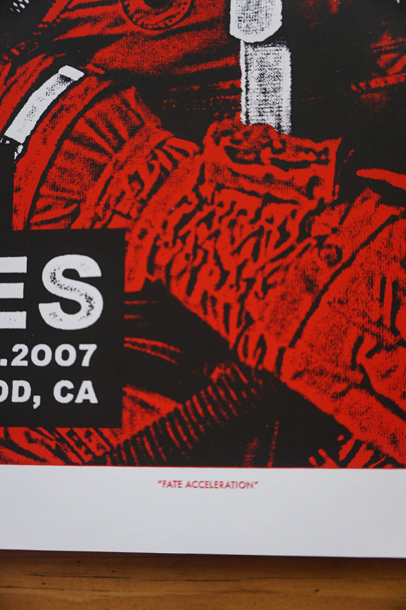 The White Stripes - 2007 Rob Jones poster Los Angeles, CA