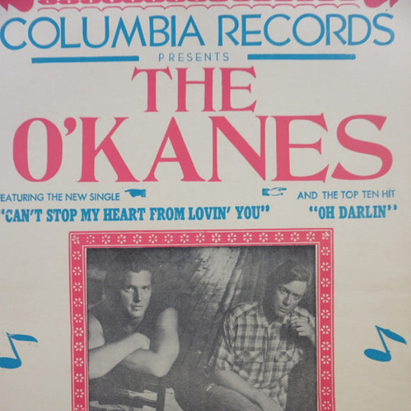 The O'Kanes - 1987 Columbia Records Hatch Show Prints Poster