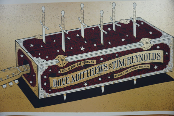 Dave Matthews Band - 2010 Methane poster Tim Reynolds Las Vegas