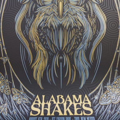 Alabama Shakes - 2016 Todd Slater VARIANT Poster Taos Kit Carson Park